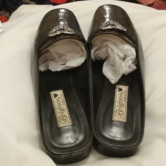 Brighton leather shoes, sz. 9 1/2. - Picture 4 of 12